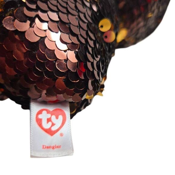 TY FLIPPABLES Beanie Boos - DANGLER the Sequin Sloth Medium 9" - Picture 5 of 5